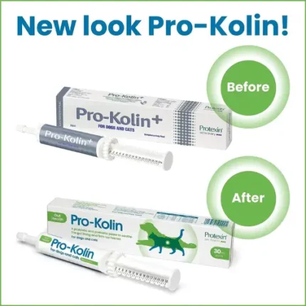 Protexin pet health Pro-Kolin for Dogs and Cats Probiotic Paste and Syringe, 60 ml