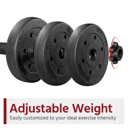 Adjustable Dumbbells Set for Home Gym Fitness - 30KG/20KG - Men/Women