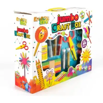 Kreative Kids Jumbo 300 Piece Creative Craft Box | Includes Arts and Crafts