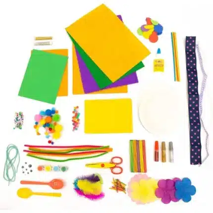 Kreative Kids Jumbo 300 Piece Creative Craft Box | Includes Arts and Crafts