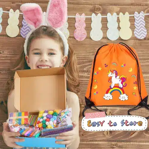 Yetech Kids' 1500+pcs Craft Kit with Unicorn Storage Bag