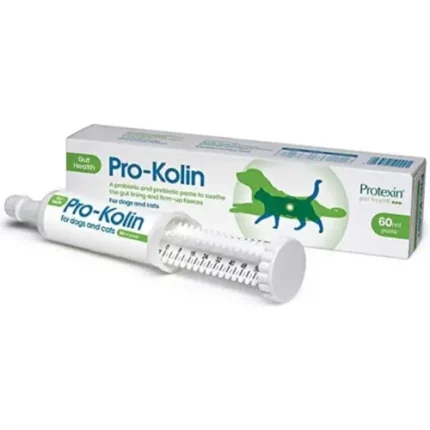 Protexin pet health Pro-Kolin for Dogs and Cats Probiotic Paste and Syringe, 60 ml